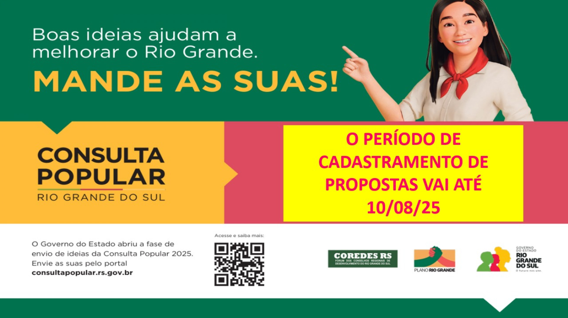 Período de cadastramento de propostas